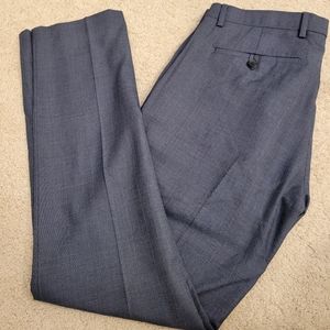 Banana Republic Mens Dress Pants Blue Gray Trailored Slim Fit